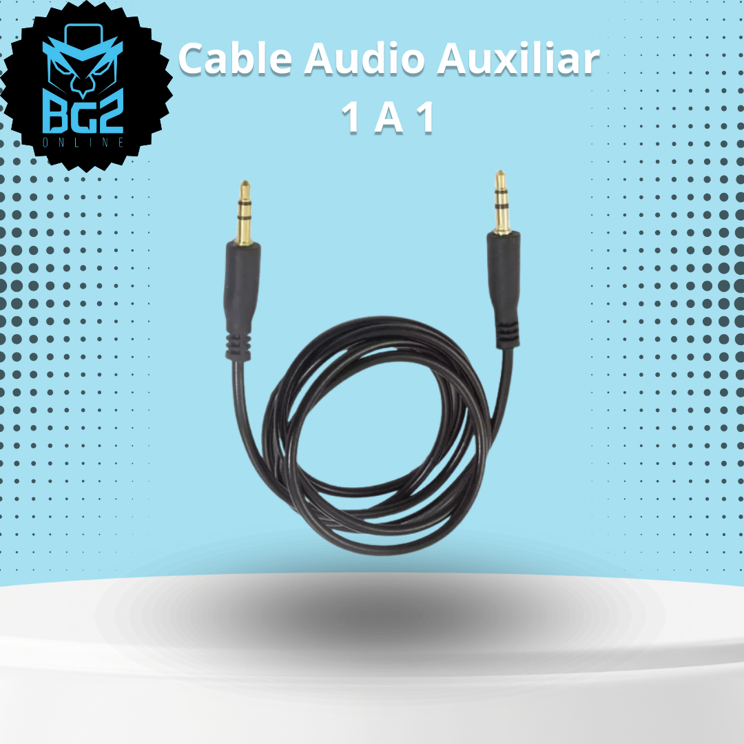 Cable Audio Auxiliar 1 A 1